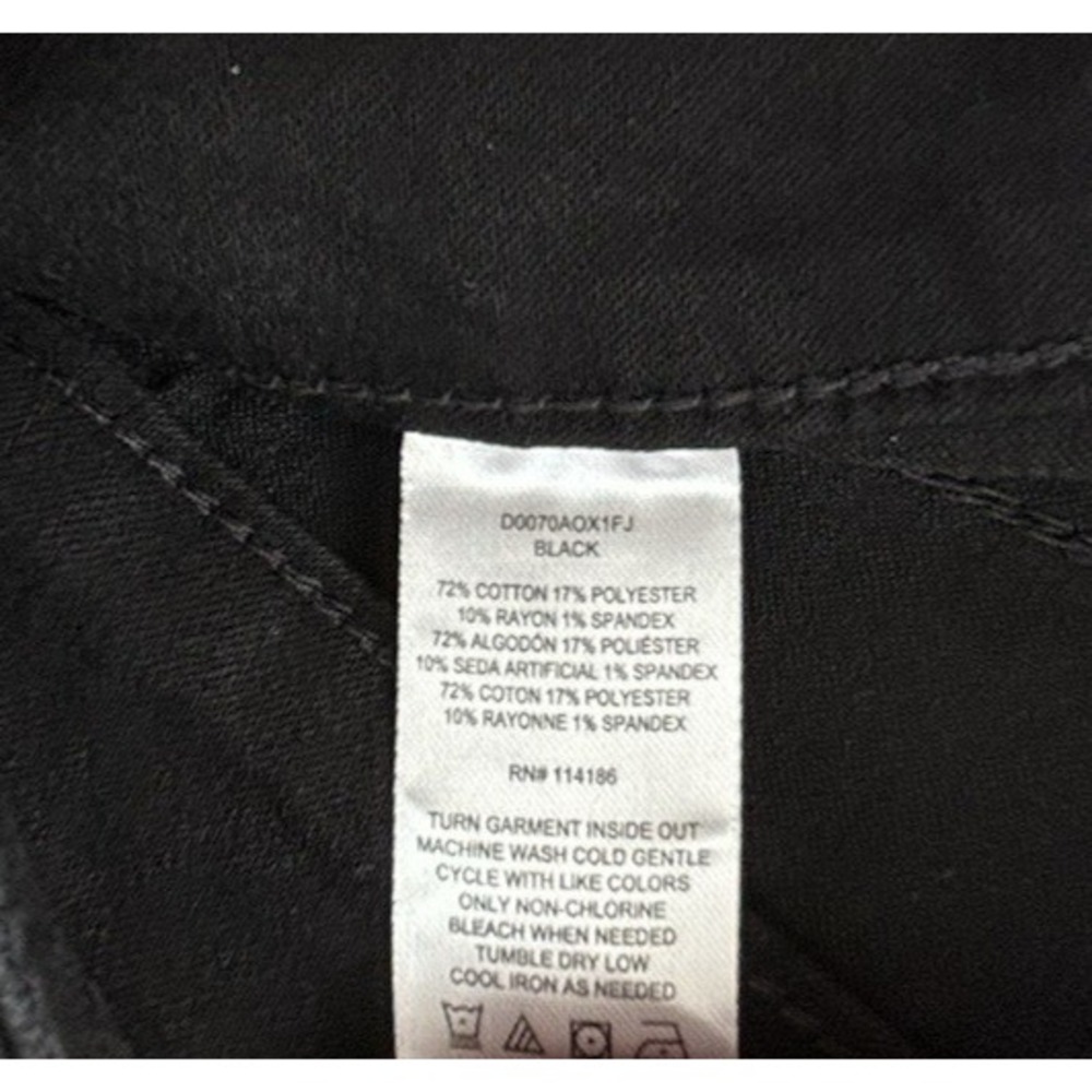 Faith Jeans Women's  Hi Rise Skinny Triple Stack Pants Size 10 Black Stretch - Picture 6 of 8